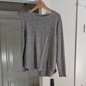 Pink Clover Heathered Gray Women's Sweater